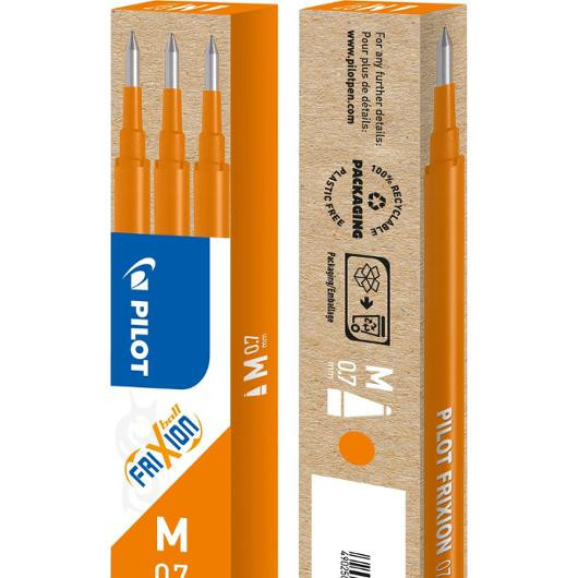 BildeRefill PILOT Frixion 0,7mm orange 3/fp