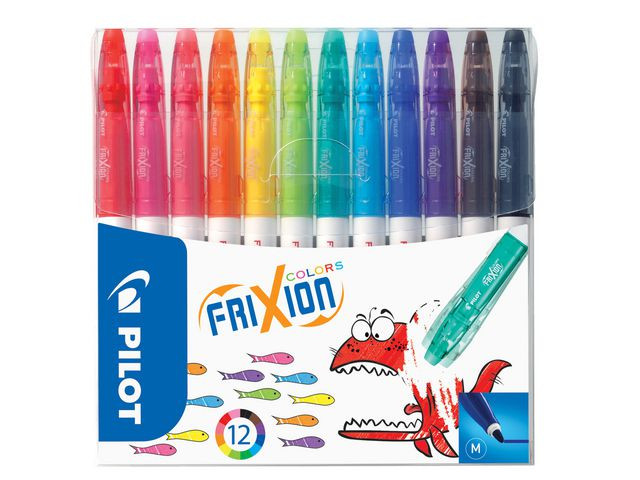 BildeFiberpenna PILOT Frixion Color 12-pack