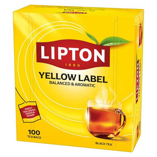 BildeTe LIPTON påse Yellow Label 100/fp