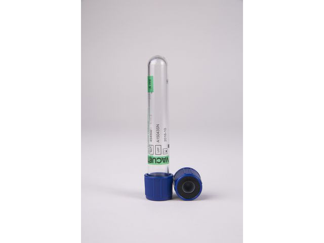 BildeProvrör VACUETTE Blå Na-Hep 5/4ml 50/fp