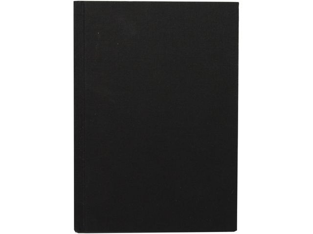 BildeAnt.bok BURDE A4 Linnetextil olinj svart