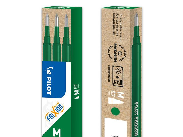 BildeRefill PILOT Frixion 0,7mm grön 3/fp