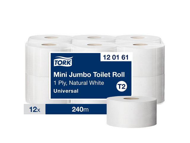BildeToalettpapper TORK Uni T2 1-l natur12/fp