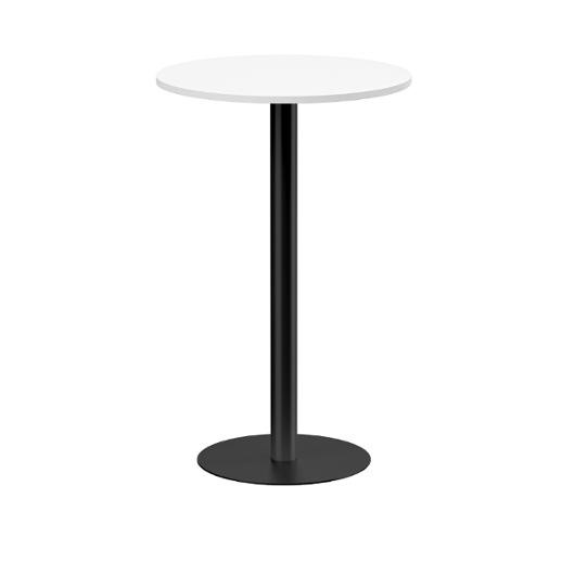 BildeStåbord 110cm Ø70cm vitlaminat