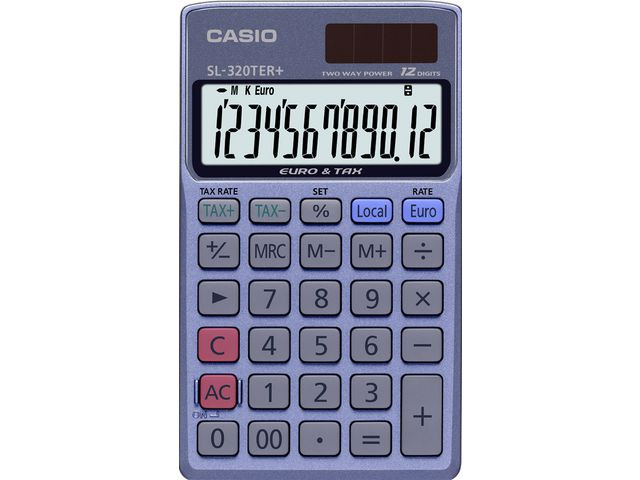 BildeMiniräknare CASIO SL-320TER+