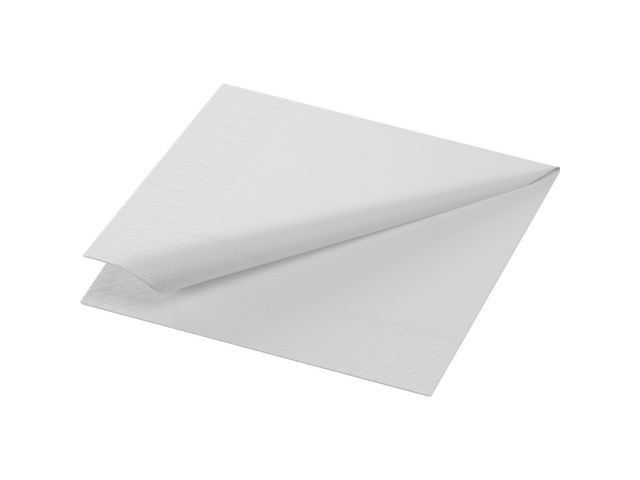BildeServett 3-lags 24x24cm vit 250/fp