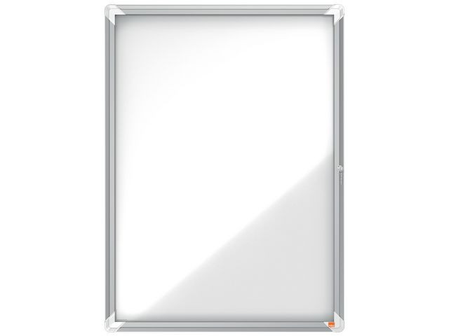 BildeGlasskåp NOBO utomhusbruk magnetisk 9xA4