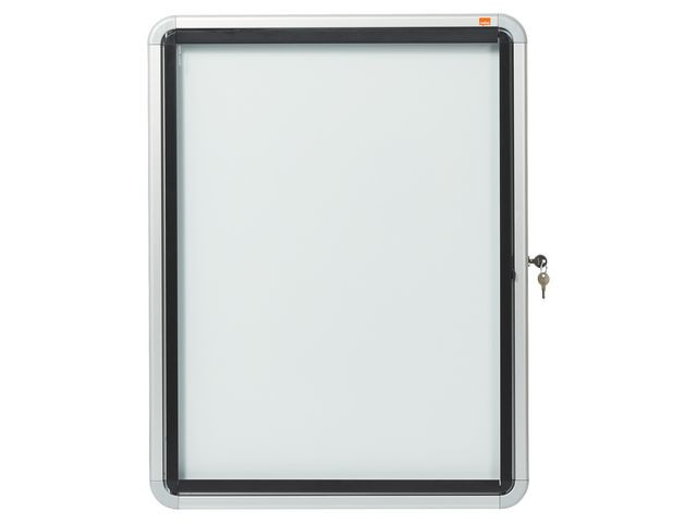 BildeGlasskåp NOBO utomhusbruk magnetisk 4xA4