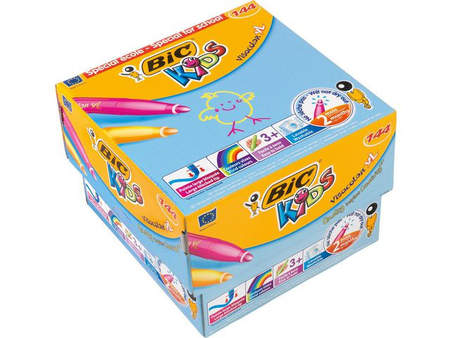 BildeFiberpenna BIC kids Visacolor XL 144/fp