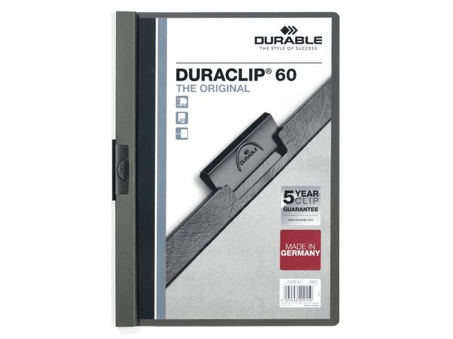 BildeKlämmapp Duraclip 2209 A4 6mm m.grå