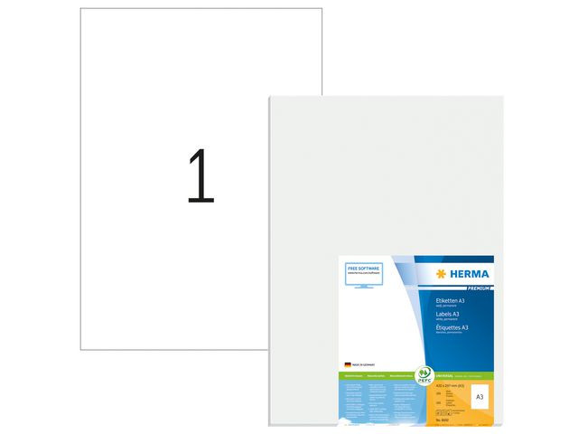 BildeEtikett HERMA Premium A3 420x297mm100/fp