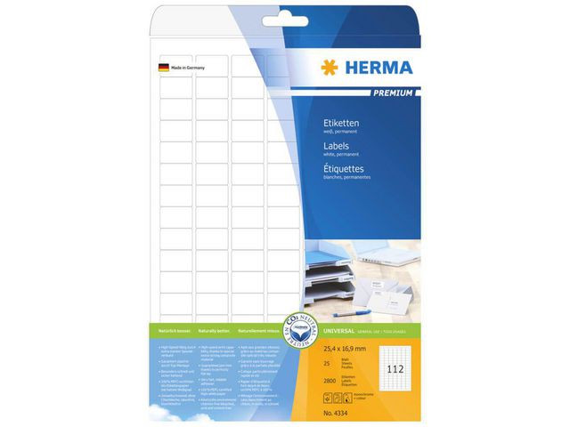 BildeEtikett HERMA Premium 25,4x16,9mm2800/fp