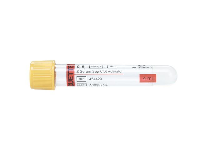 BildeVACUETTE Guldgul Serum Gel 5/3,5ml 50/fp