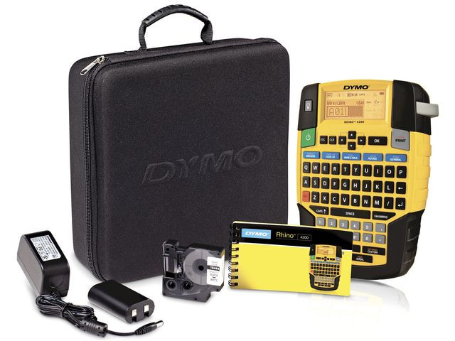 BildeMärkmaskin DYMO Rhino 4200 Kit