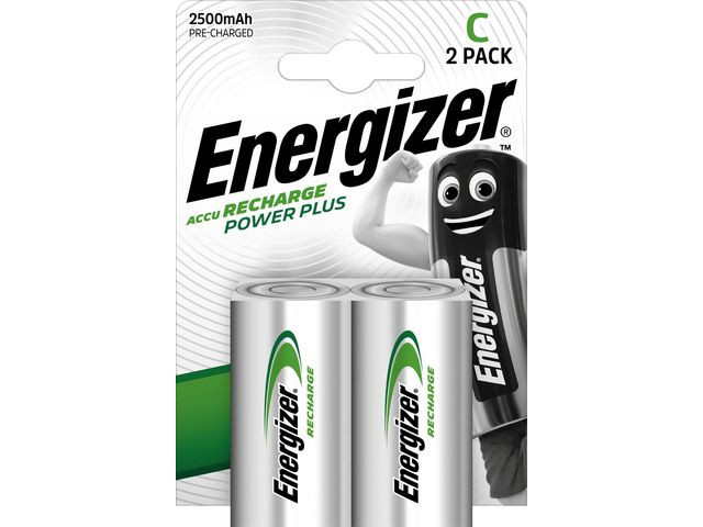 BildeBatteri Laddbar ENERGIZER C HR14 2/fp
