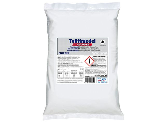 BildeTvättmedel NORDEX Proffer vitt 7kg