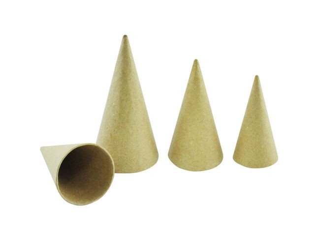 BildePappkoner 8, 10, 12 cm 30/fp