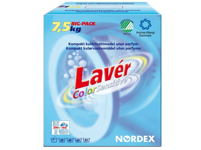 BildeTvättmedel LAVÉR Color Sensitive 7,5kg