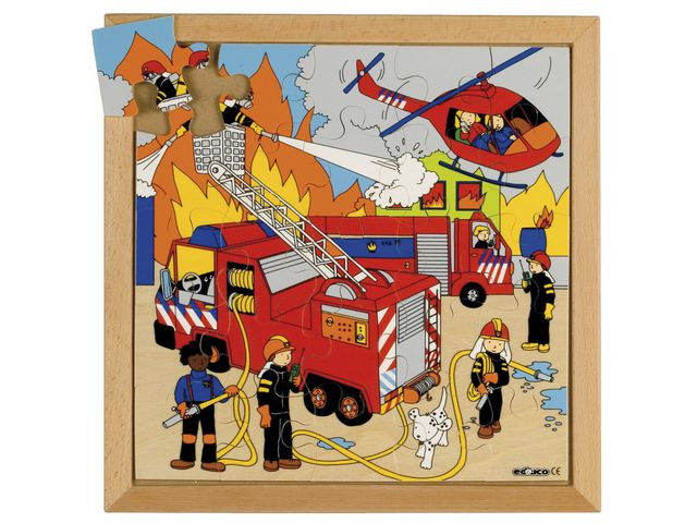 BildeRampussel brandkår 34x34cm
