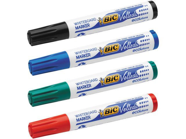 BildeWhiteboardpenna BIC Velleda 1701 ECO Sv