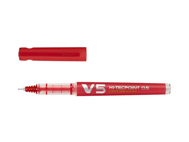 BildeBläckkulpenna PILOT Hi-Tec V5 röd