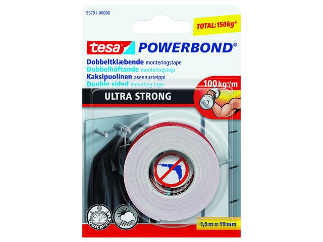 BildeMonteringstejp TESA Powerbond 19mmx1,5m