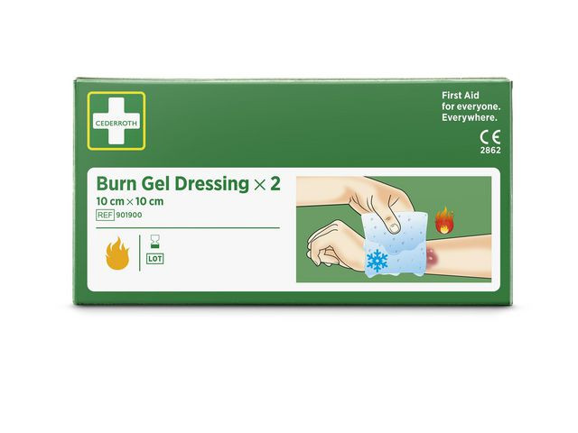 BildeKompress Burn Gel CEDERROTH 10x10cm 2/fp