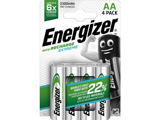 BildeBatteri Laddbar ENERGIZER AA Extr. 4/fp