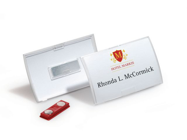 BildeNamnskylt DURABLE magnet 90x54mm 10/fp