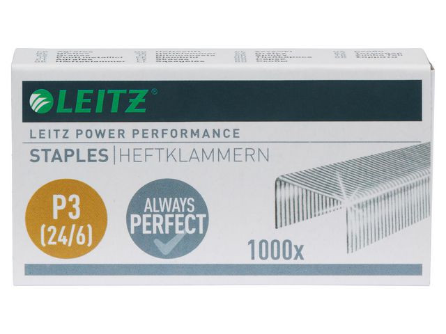BildeHäftklammer LEITZ P3 24/6, 1000/fp