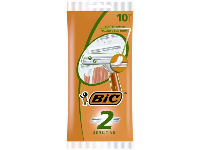 BildeRakhyvel BIC Sensitive 2-blad 10/fp