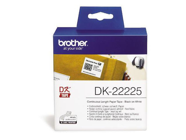BildeEtikett BROTHER DK22225 38mm vit