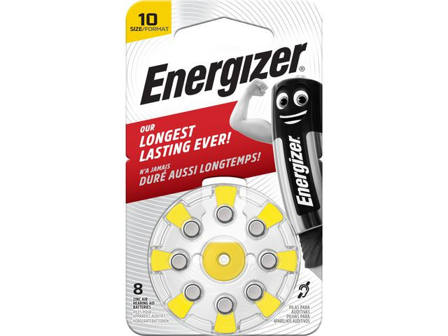 BildeBatteri ENERGIZER hörsel 10 gul 8/fp