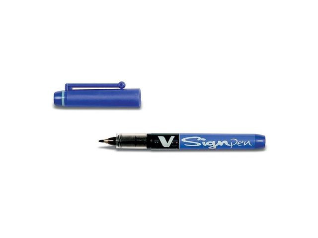 BildeFineliner PILOT V-Sign Pen blå