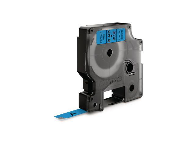 BildeTape DYMO D1 9mm svart på blå