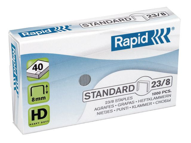 BildeHäftklammer RAPID Standard 23/8 1000/fp