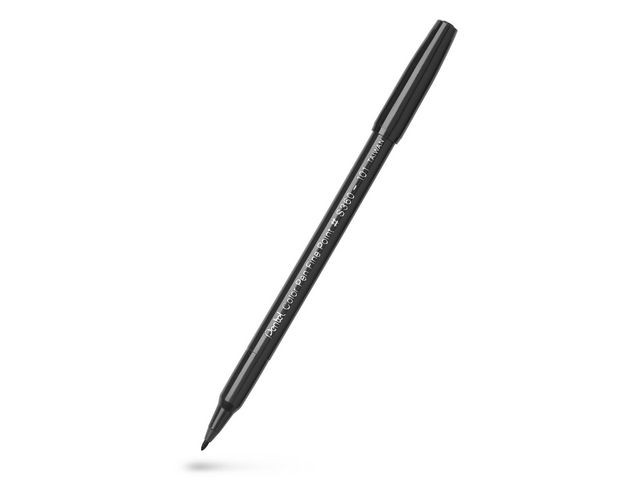 BildeFiberpenna PENTEL Colour Pen 2,0 svart