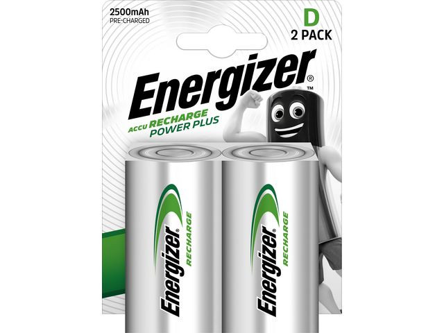 BildeBatteri Laddbar ENERGIZER D HR20 2/fp