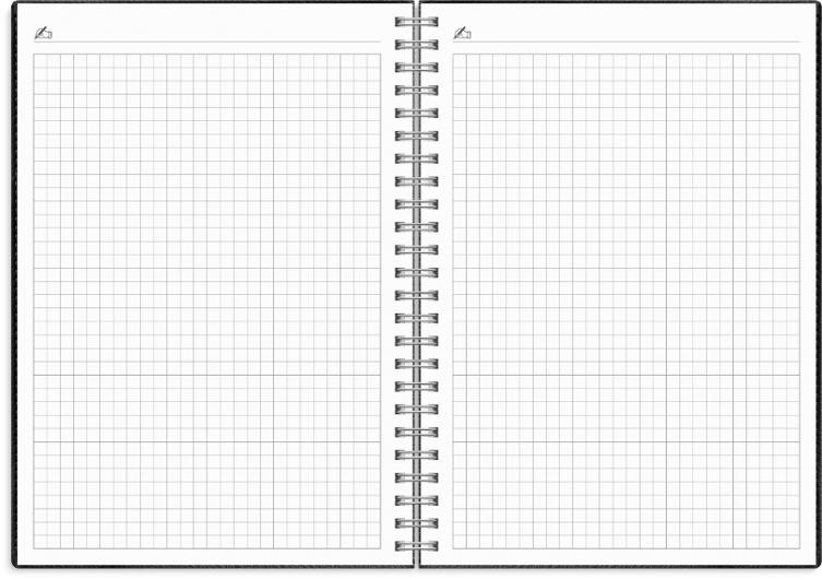 Kalender Study Twist A5 svart 26/27
