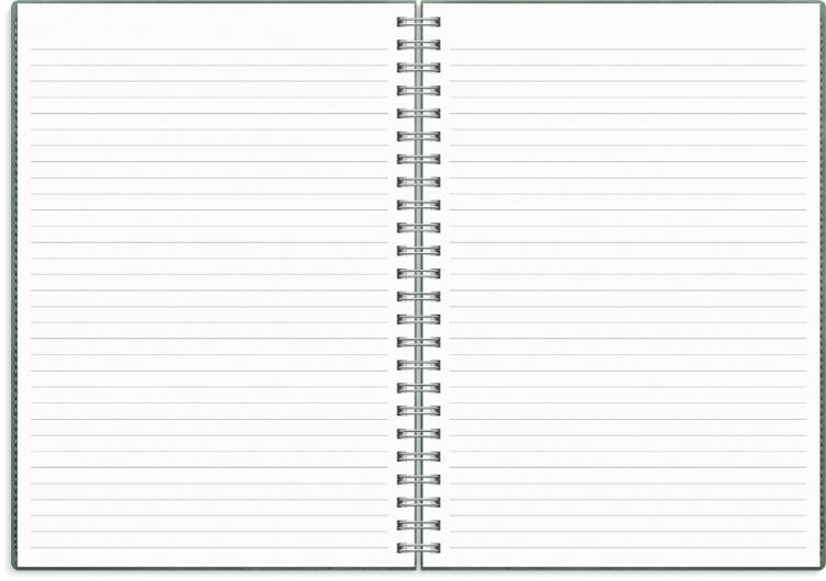 Kalender Study Twist A5 grön 26/27