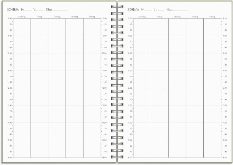 Kalender Study Story A5 blad 26/27