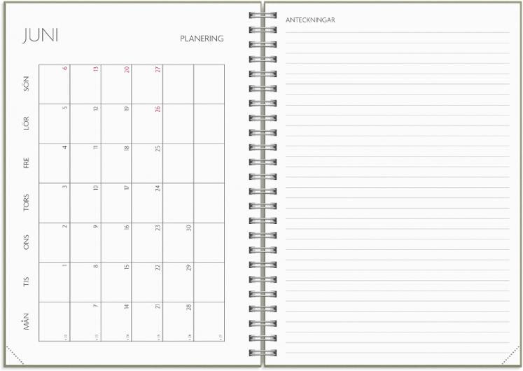 Kalender Study Story A5 blad 26/27