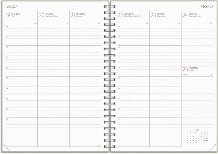 Kalender Study Story A5 blad 26/27