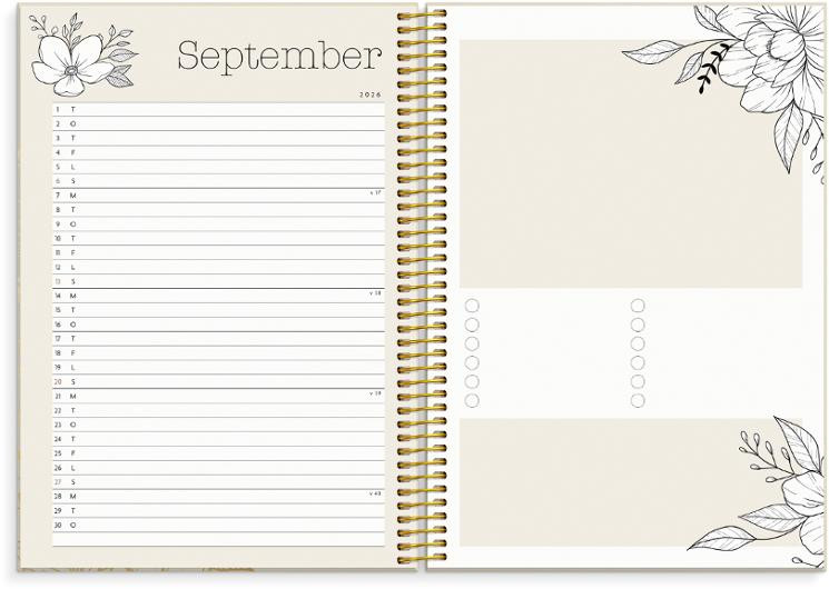 Kalender Life Planner Bloom 26/27
