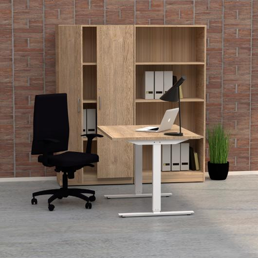 Bord höj/sänk Basic 1000x800 ek/vit