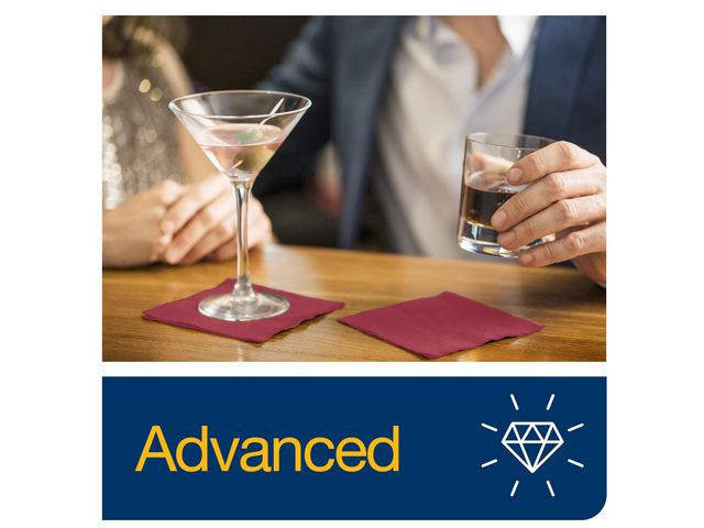Servett TORK Cocktail 2-lag v.röd 200/fp