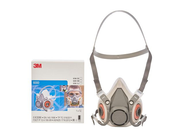 Halvmask 3M 6200 M
