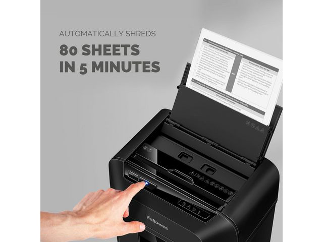 Dokumentförstörare FELLOWES AutoMax 80M
