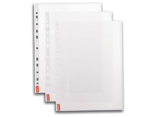 Plastficka A4 0,09 präg 100/fp