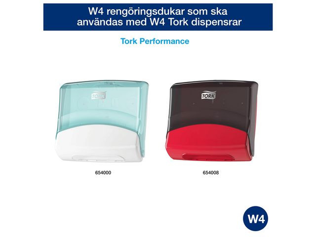 Rengöringsduk TORK W4 Slitstark 90/fp